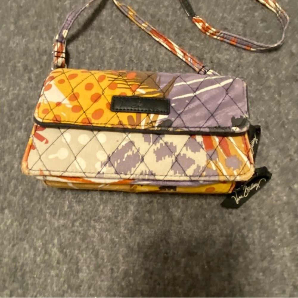 Vera Bradley Crossbody Wallet Purse‎ Bag Women’s Multi Color